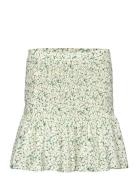 Crystal Skirt Ditzy Print Kort Skjørt White A-View