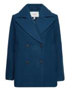 Yasinferno Wool Mix Jacket Ulljakke Jakke Blue YAS