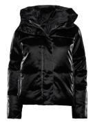 Glazed Short Puffer Fôret Jakke Black Calvin Klein Jeans