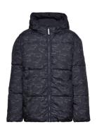 Puffer Jacket Fôret Jakke Navy Tom Tailor