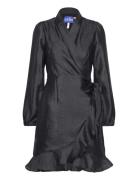 Lindacras Dress Kort Kjole Black Cras