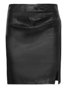 D6Taylinne Faux Skirt Kort Skjørt Black Dante6