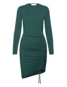 Viscose Dress Kort Kjole Green Rosemunde