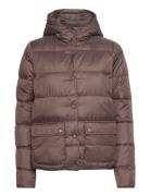 Down Jacket Fôret Jakke Brown Ilse Jacobsen