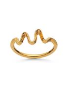 Sonar Ring Ring Smykker Gold Maanesten