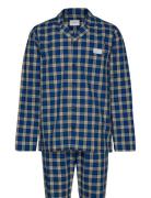 Check Pajama Set Shirt And Pants Pyjamas Navy GANT