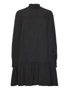 Vmshilah Naja High Neck Dress Wvn Ga Kort Kjole Black Vero Moda