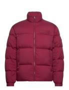 New York Gmd Down Puffer Jacket Fôret Jakke Burgundy Tommy Hilfiger