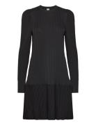 Yaselina Ls Knit Dress Kort Kjole Black YAS