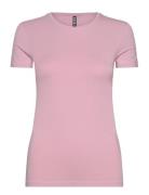 Pcsirene Tee Jrs Noos Topp Pink Pieces