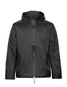 Padded Nylon Jacket Fôret Jakke Black Rains