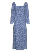 Dress Rosie Maxikjole Festkjole Blue Lindex