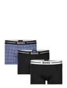 Trunk 3P Bold Design Boksershorts Navy BOSS