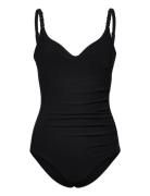 Emblem Bikini Covering Underwired Swimsuit Badedrakt Badetøy Black Cha...