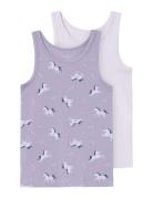 Nmftank Top 2P Lavender Unicorn Noos Night & Underwear Underwear Tops ...