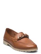 Women Slip-On Mokasiner Lave Sko Brown Tamaris