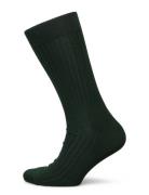 Forest Green Ribbed Socks Underwear Socks Regular Socks Green AN IVY