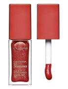 Lip Comfort Oil Shimmer Lipgloss Sminke Pink Clarins