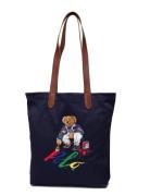 Polo Bear Twill Shopper Tote Shopper Veske Navy Polo Ralph Lauren