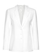 Yasizzie Ls Bow Blazer S. - Celeb Blazers Single Breasted Blazers Whit...