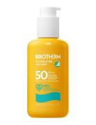 Biotherm Waterlover Sun Milk Spf50 200Ml Solkrem Kropp Nude Biotherm