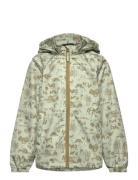 Summer Jacket Aop Tynn Jakke Skalljakke Green Mikk-line