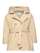 Double-Breasted Trench Coat Tynn Jakke Skalljakke Beige Mango