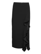 Frill Skirt Langt Skjørt Black Filippa K