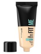 Maybelline New York Fit Me Matte + Poreless Foundation 100 Warm Ivory ...