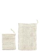 Clean Shower Scrubbers 2 Pack Bodyscrub Kroppspleie Kroppspeeling Beig...