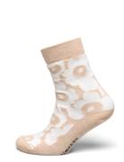 Kuusi Unikko Lingerie Socks Regular Socks Beige Marimekko