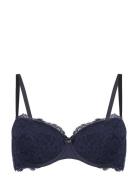 Marine Pd Lingerie Bras & Tops Wired Bras Navy Hunkemöller