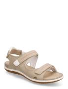 D Sandal Vega A Flate Sandaler Brown GEOX