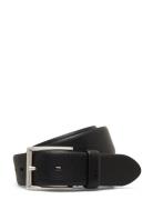 Classic Leather Belt Accessories Belts Classic Belts Black GANT