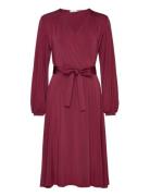 Annie Dress Knelang Kjole Burgundy Jumperfabriken