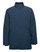 Slhpeel Coat B Noos Tynn Kåpe Blue Selected Homme