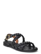 Sandals Flate Sandaler Black Billi Bi