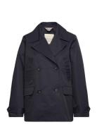 Elicepw Otw Trench Coat Kåpe Navy Part Two