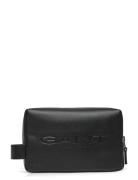 Leather Wash Bag Toalettveske Black GANT