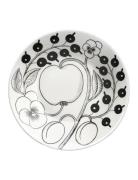 Paratiisi Fat 14 Black Home Tableware Plates Small Plates White Arabia