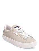 Tjw Cupsole Sneaker Lave Sneakers Beige Tommy Hilfiger