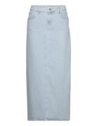 Ivy-Zoe Maxi Skirt Wash Mallorca Langt Skjørt Blue IVY Copenhagen