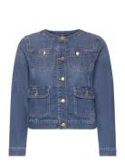 Jacket Maya Denim Dongerijakke Denimjakke Blue Lindex