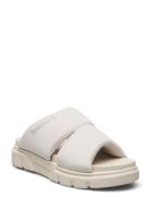 Greyfield Sandal Slide Sandal White Knit Flate Sandaler White Timberla...