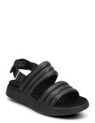 Lara Leather Flate Sandaler Black WODEN