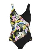 Swimsuit Julia Badedrakt Badetøy Black Damella Of Sweden