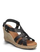 Espadrilles Sandal Med Hæl Espadrilles Black Billi Bi