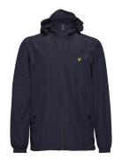 Zip Through Hooded Jacket Tynn Jakke Navy Lyle & Scott