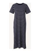 Becky Jersey Dress Dresses T-shirt Dresses Blue Lexington Clothing