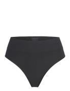 Smooth Thong Stringtruse Undertøy Black Organic Basics